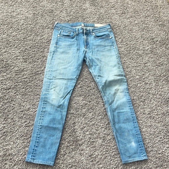 Rag & Bone Women's Blue High-rise Skinny Jeans In El size 28 - Picture 1 of 14